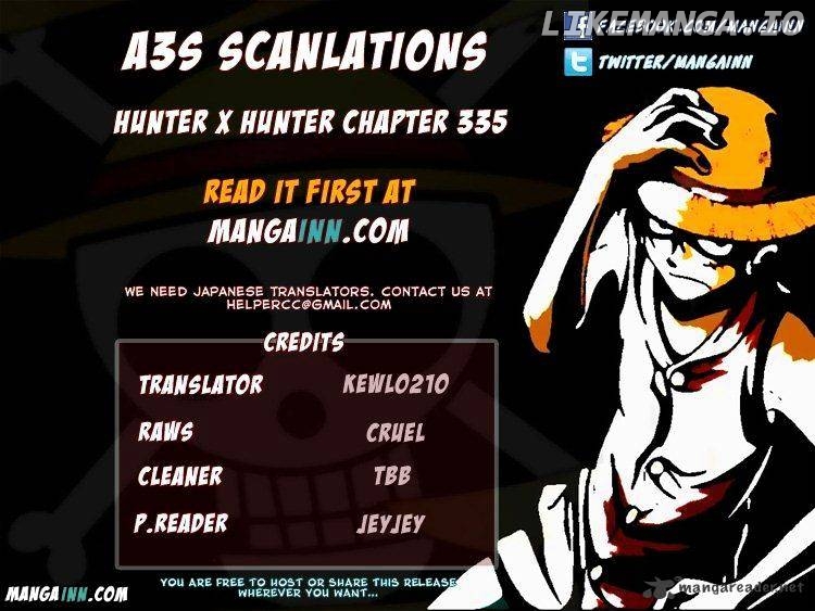 Hunter x Hunter, Chapter 336 image 20